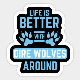 Dire-Wolf Sticker